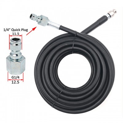 160bar High Pressure Washer Sewer Drain Hose,Pipe Cleaner High Pressure Washer Nozzles 5 10 15 20 30 Meter