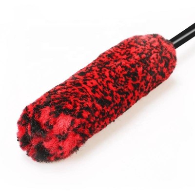 Car Washing Wheel Flexible Pp Handle Wool Brush Premium Rim Brushes Soft Fiber Tire Cleaning Brush